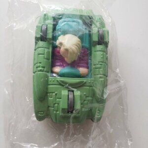 1990 Vintage Burger King TBS Captain Planet Flip Car Kids Club Meal Toy, Sealed